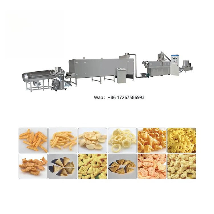 Food Snacks Making Machine - Ligne de production soufflée de farine