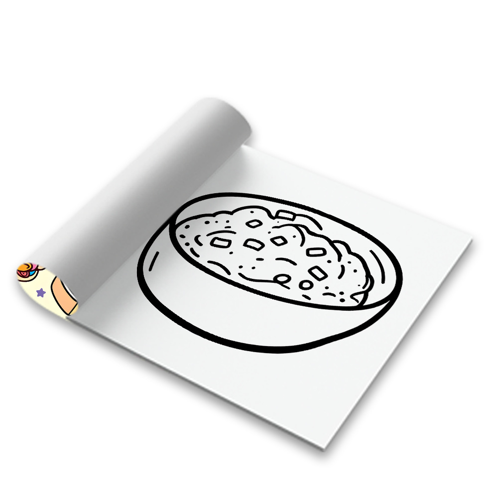 Food Snacks Coloring Book - Livre de coloriage et de dessin