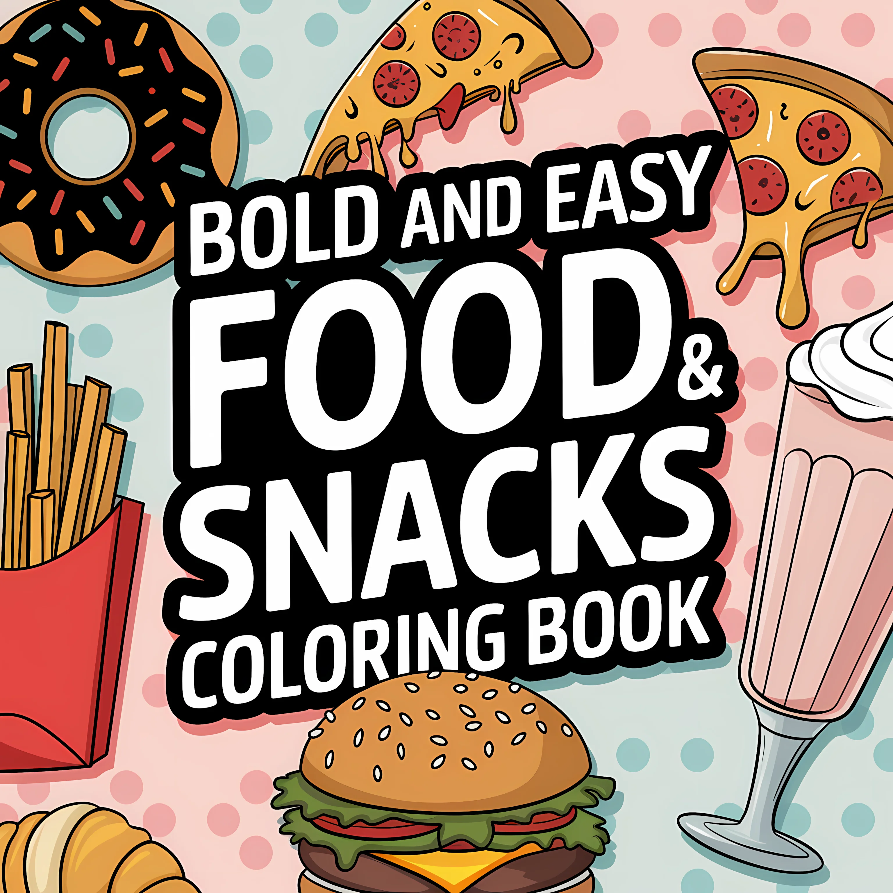 Livre de coloriage pour adulte - Food Snacks Coloring Book avis et prix